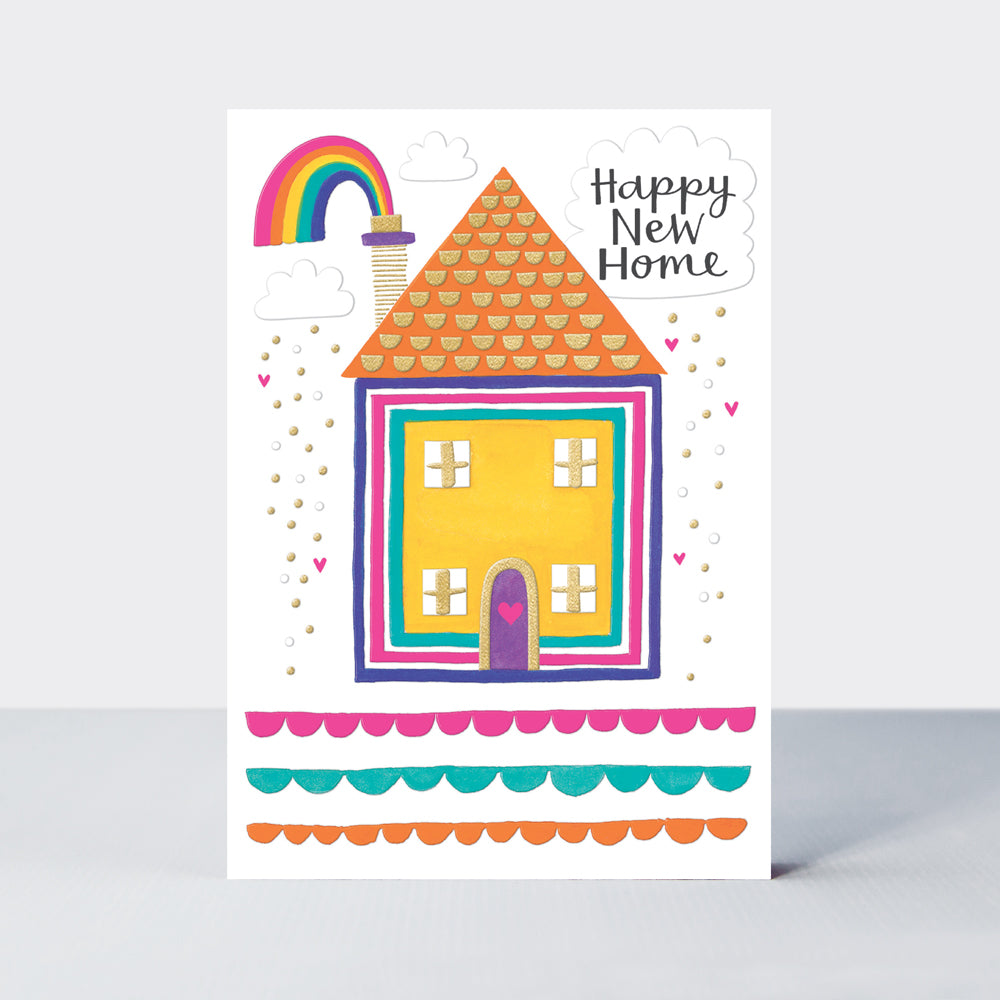 Aurora - New Home Card - Rainbow House