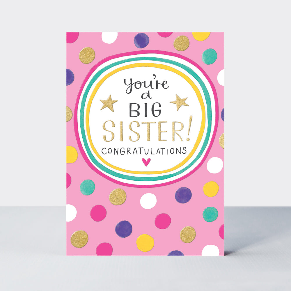 Aurora - You're a Big Sister New Baby Card