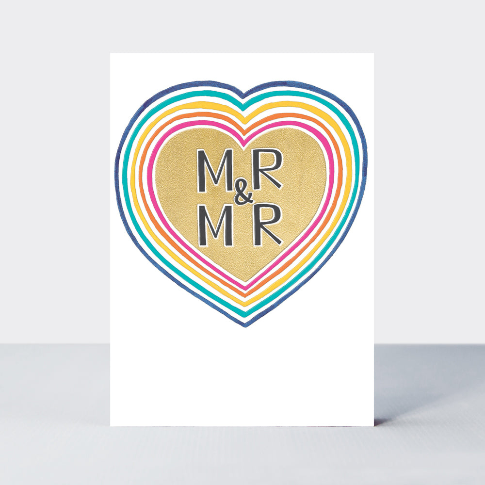 Aurora - Mr &amp; Mr Wedding Card