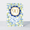 Saffron - Age 90 Birthday Card