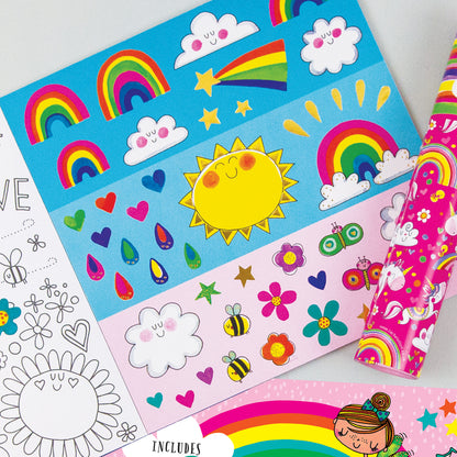 Sticker Scene and Colouring Activity Book - Magical Fairyland