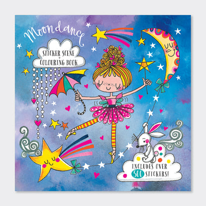 Sticker Scene and Colouring Activity Book - Moondance Ballerina