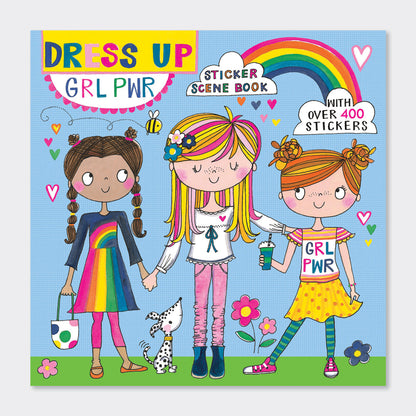 Sticker Scene and Colouring Activity Book - GRL PWR Dress Up