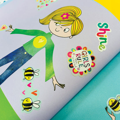 Sticker Scene and Colouring Activity Book - GRL PWR Dress Up