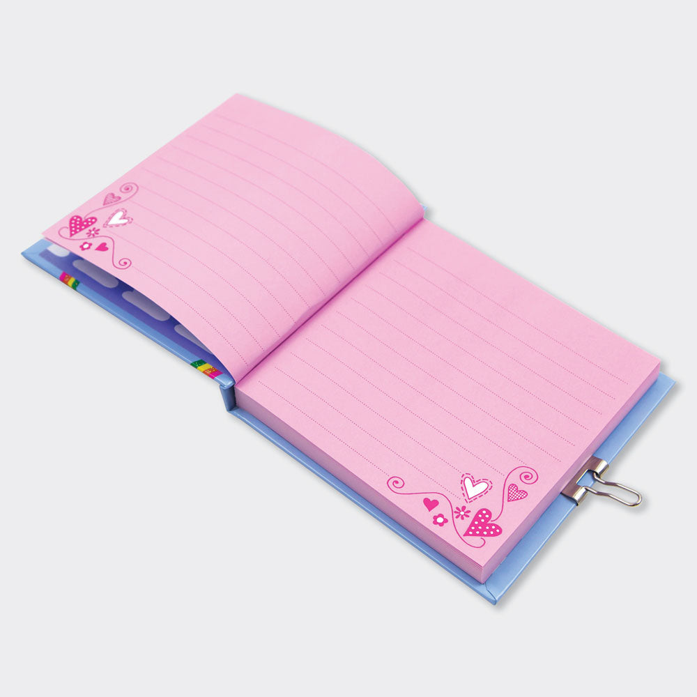 Lockable Secret Diary - Unicorns &amp; Rainbows