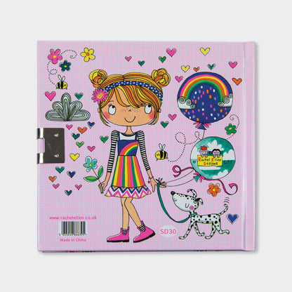 Lockable Secret Diary - Over the Rainbow