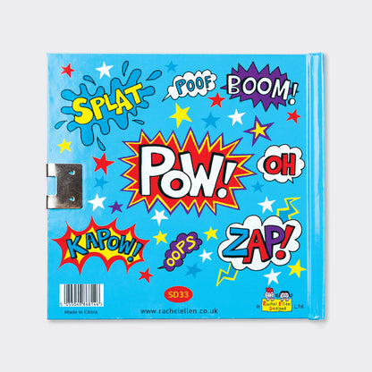 Lockable Secret Diary - Super Hero