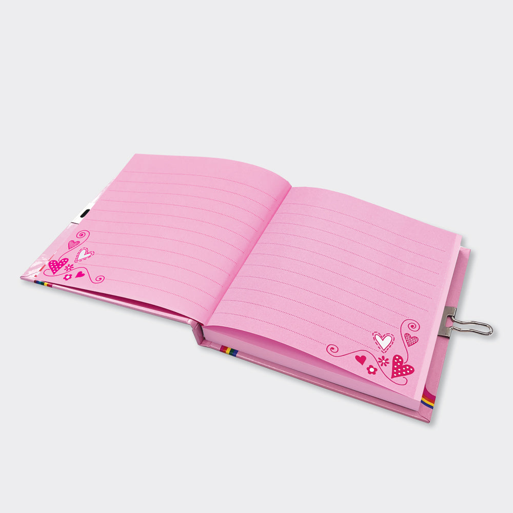 Lockable Secret Diary - Unicorns, Rainbows &amp; Bees/Just Be Yourself