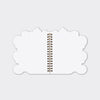 Spotty Dog Shaped Wire Bound Notebook | Gold Foil & Balloons