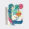 Snappy Crocodile Shaped Wire Bound Notebook | Gold Foil