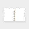 Snappy Crocodile Shaped Wire Bound Notebook | Gold Foil