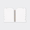 Cheerful Flower Shaped Wire Bound Notebook | Gold Foil & Bees