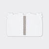 Flamazing Flamingo Shaped Wire Bound Notebook | Gold Foil