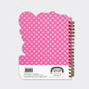 Ballerina Shaped Wire Bound Notebook | Gold Foil & "Notes"