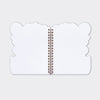 Ballerina Shaped Wire Bound Notebook | Gold Foil & "Notes"