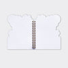 Footballer Shaped Wire Bound Notebook | Gold Foil & "Notes & Plans"