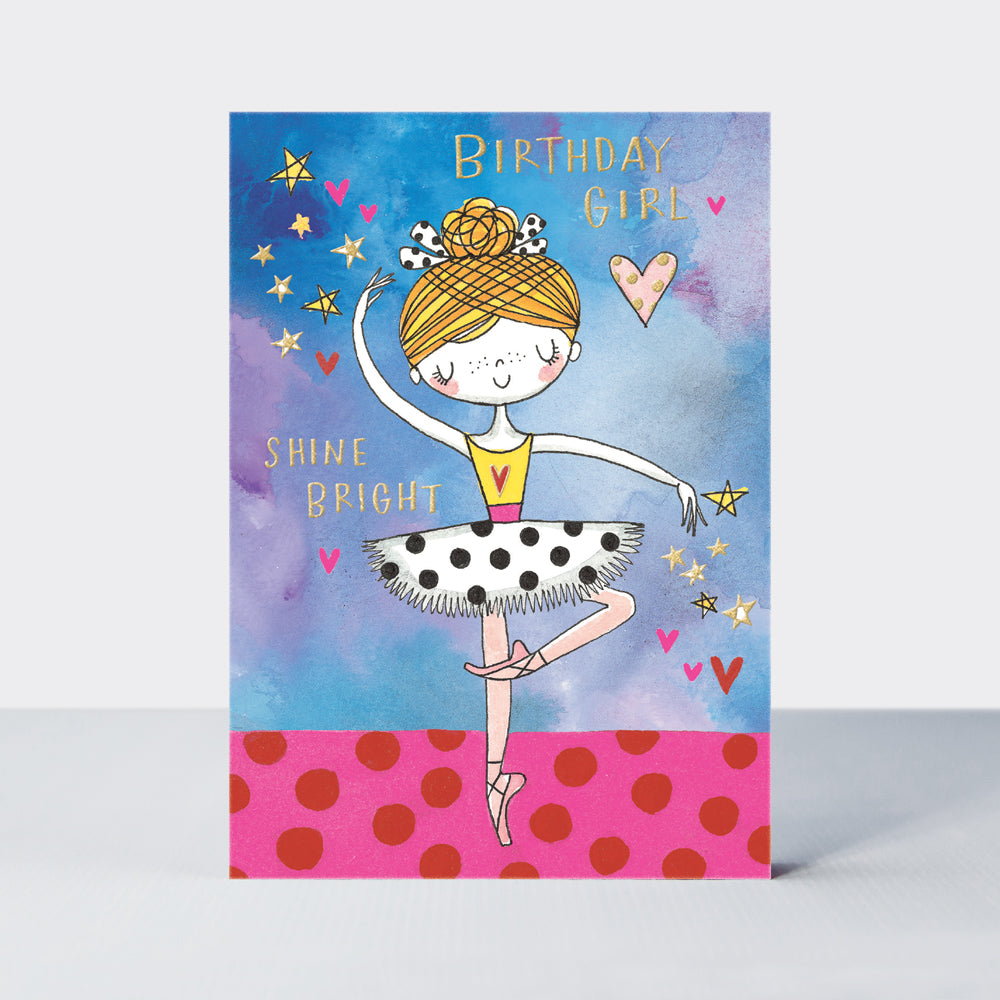 Spot - Birthday Girl Ballerina  - Birthday Card