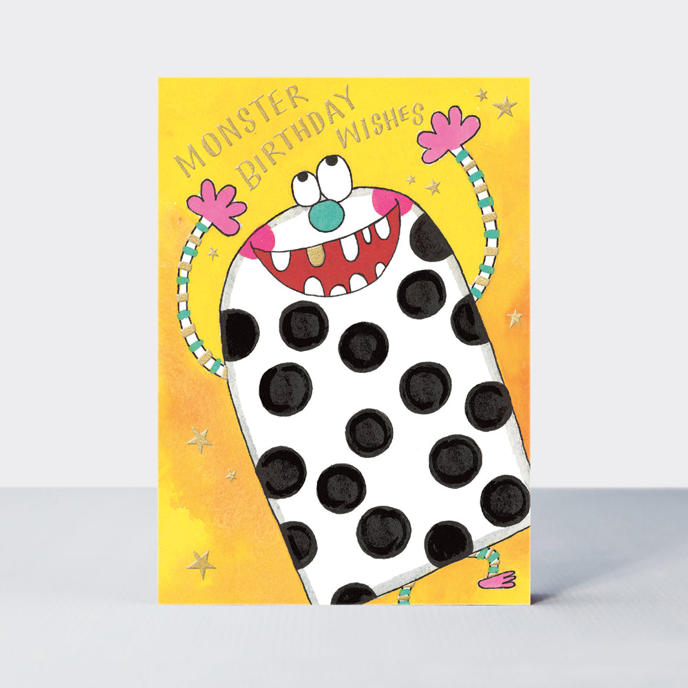 Spot - Monster Birthday Wishes  - Birthday Card