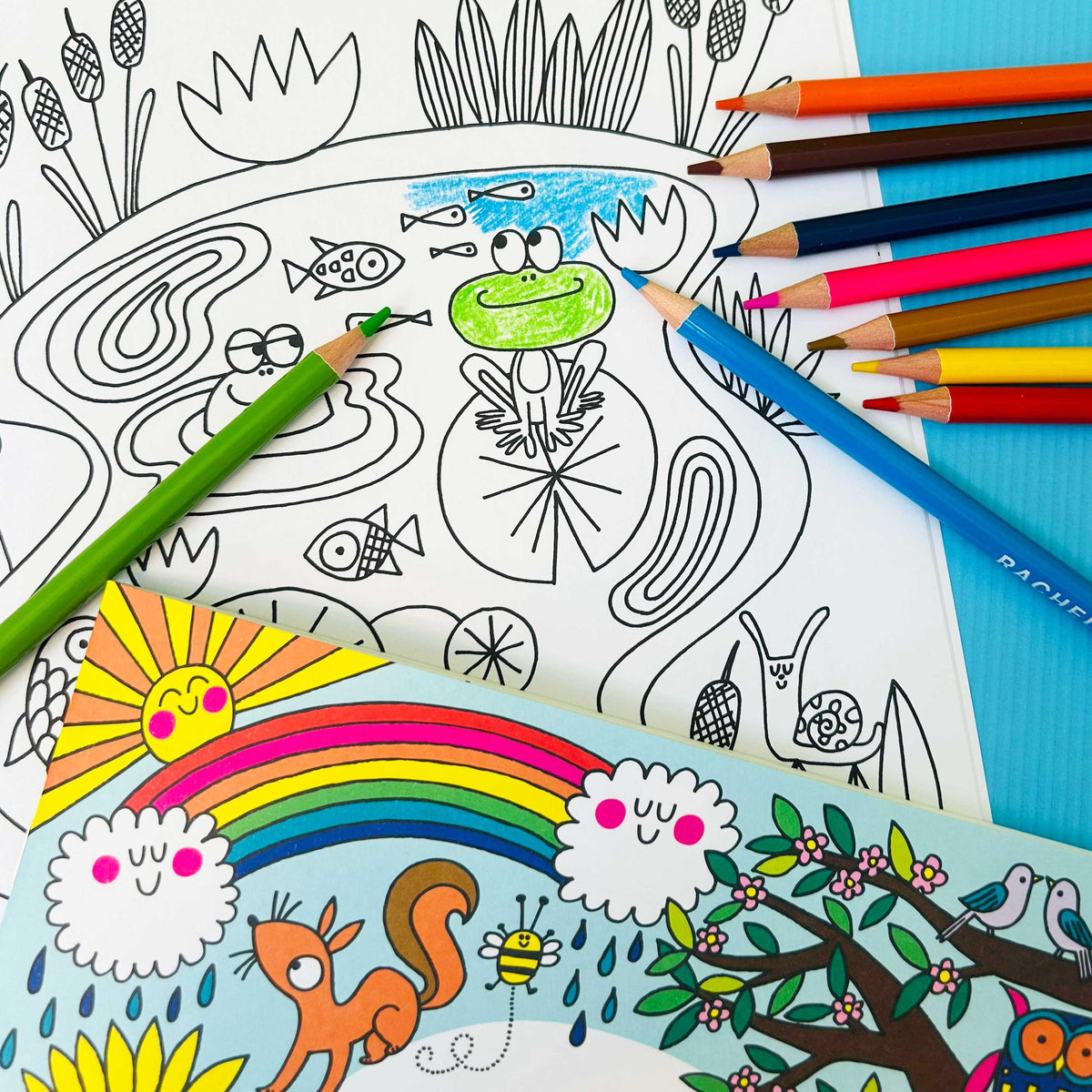 Nature Trail Animals Colouring Book
