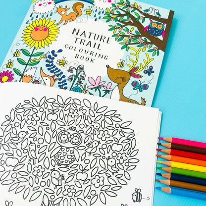Nature Trail Animals Colouring Book