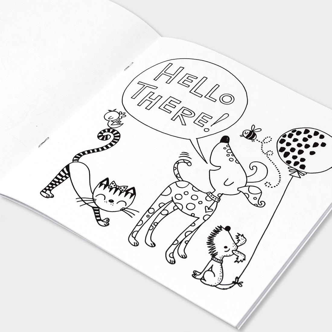Cats &amp; Dogs Colouring Book