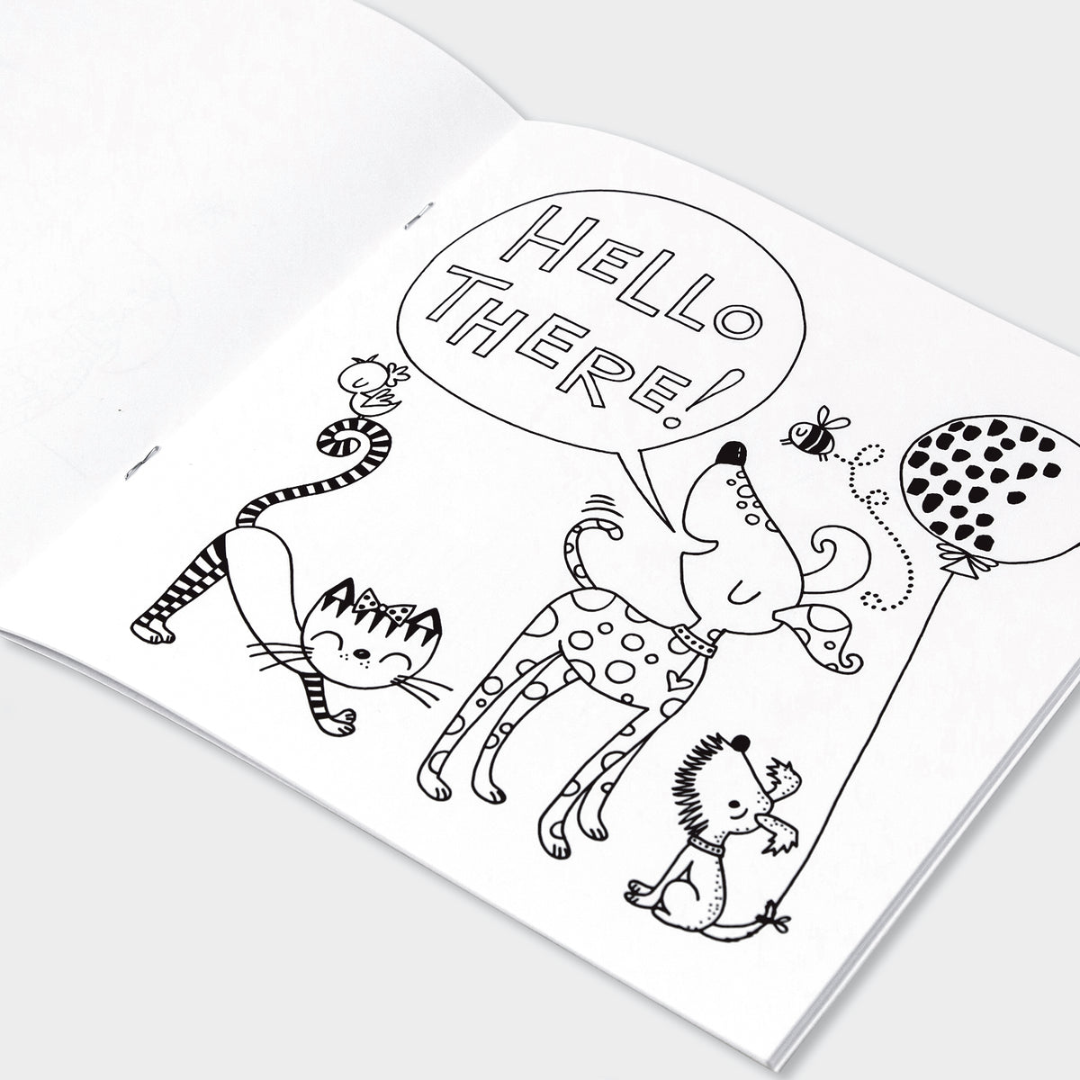 Cats &amp; Dogs Colouring Book