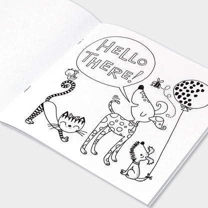 Cats &amp; Dogs Colouring Book