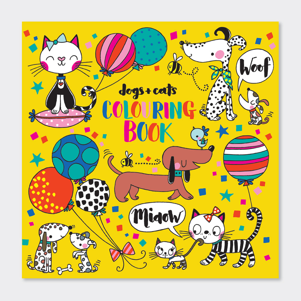 Cats &amp; Dogs Colouring Book