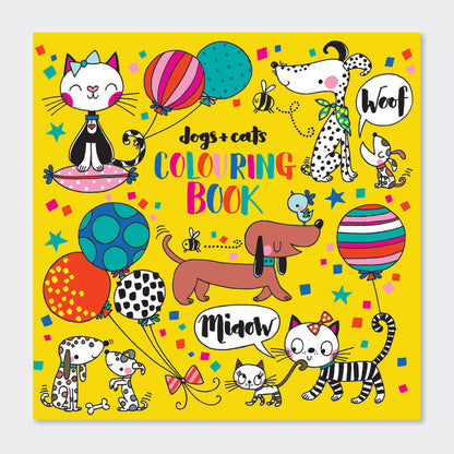 Cats &amp; Dogs Colouring Book