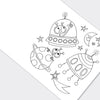 To The Moon Space Colouring Book