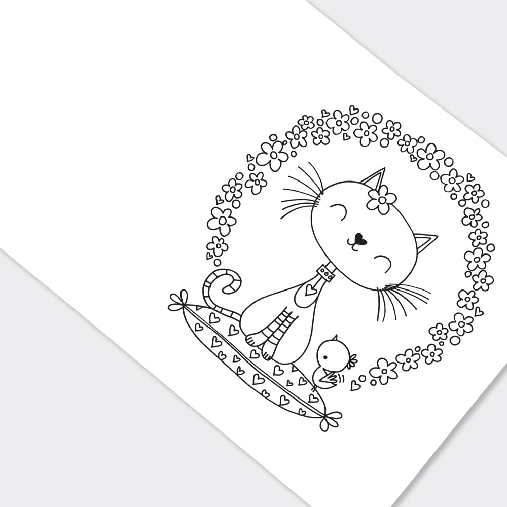 Cherry Blossom Princess Colouring Book
