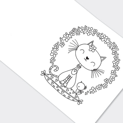 Cherry Blossom Princess Colouring Book