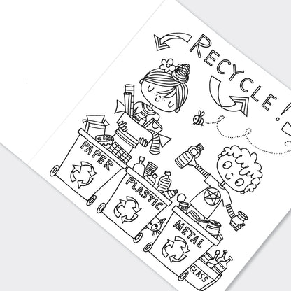 Save The Earth Colouring Book