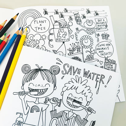 Save The Earth Colouring Book