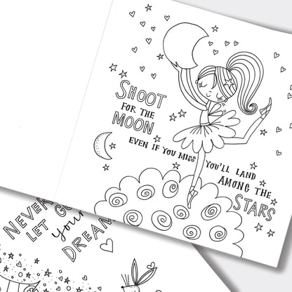 Moondance Ballerina Colouring Book