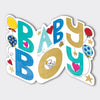Squiggles - Baby Boy/Text Card