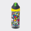 Children's Water Bottle With Straw - Space