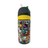 Children's Water Bottle With Straw - Space
