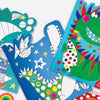 Roar-some Dinosaur Die-Cut Colouring Book with Stickers
