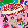 Fairy Die-Cut Colouring Book with Stickers