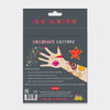 Children's 'To The Moon' Space Temporary Tattoos