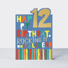 Tiptoes - Age 12 legend  - Birthday Card