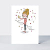 TLC - You will get through this/Girl & heart - Greetings Card