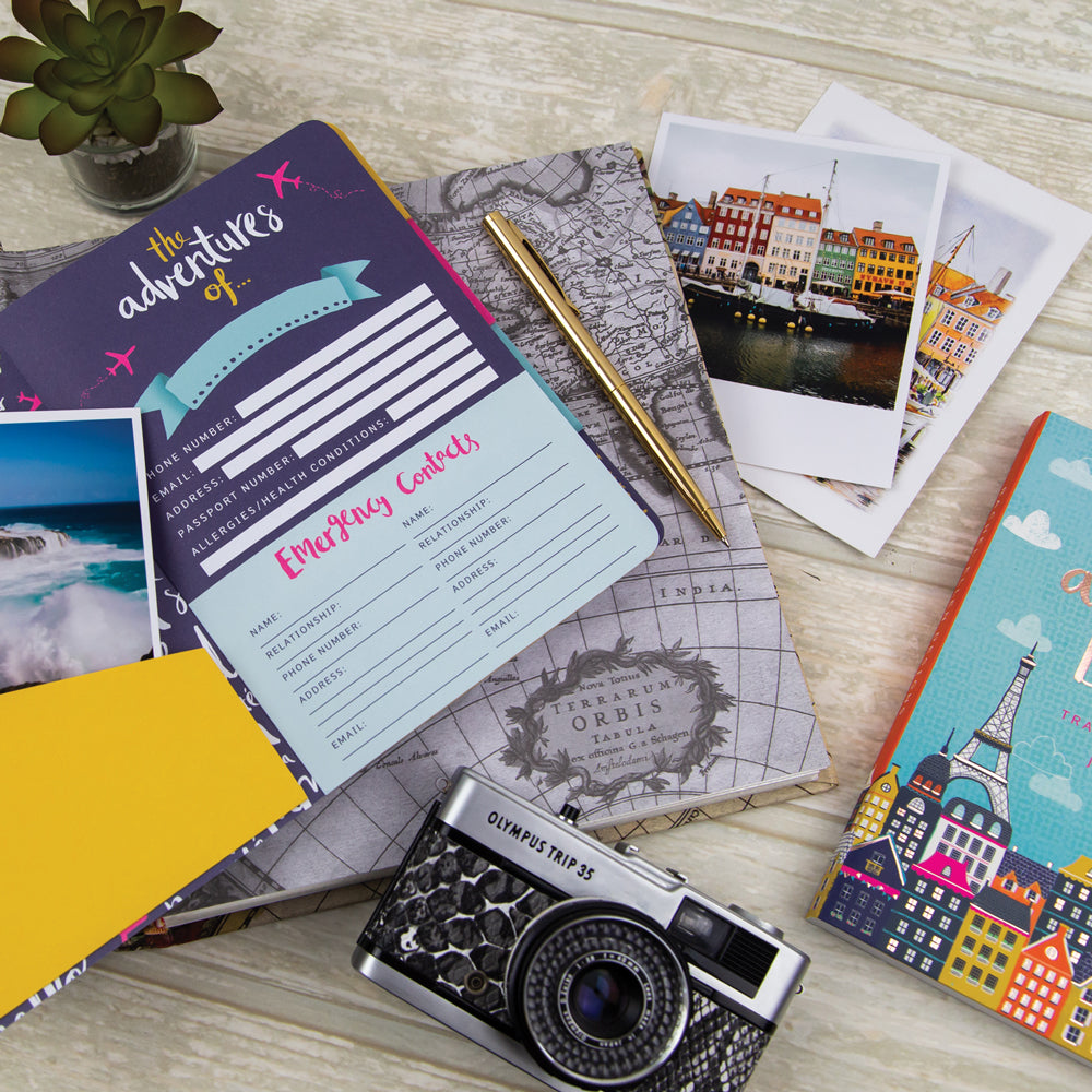 Travel planner lists section for packing lists and pre-departure to do lists