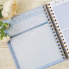 Powder Blue Wedding Planner Book | Undated Organiser with Gold Foil & Checklists