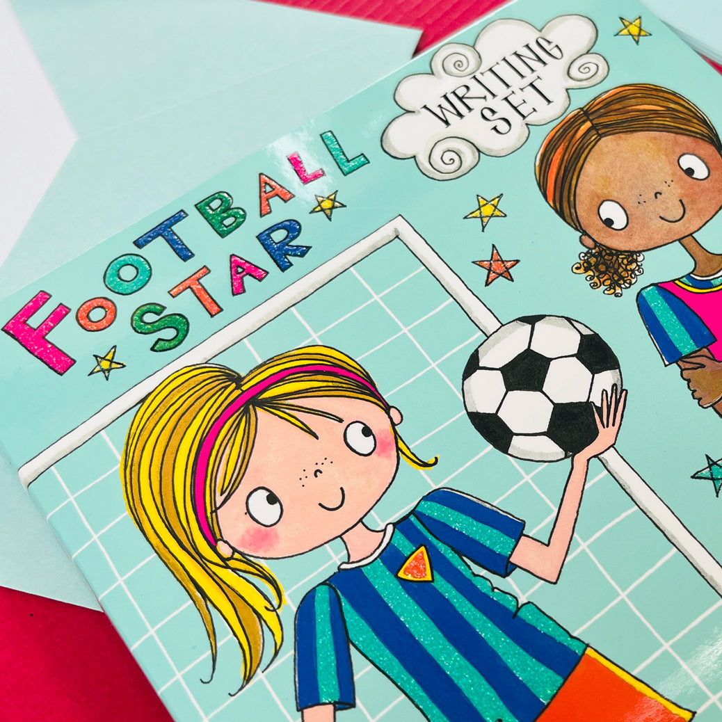 Girls Football Star - Letter Writing Set
