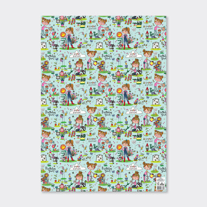 Gift Wrap Sheet  -Little Gardener