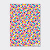 Gift Wrap Sheet -  Multicoloured Love Hearts
