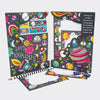 Letter Writing Set Wallet - 'To The Moon' Space