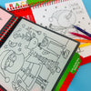 Christmas Activity Book with Scratch Art & Stickers